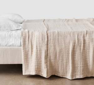 The Citizenry Araz Bed Blanket Full/Queen Organic Cotton
